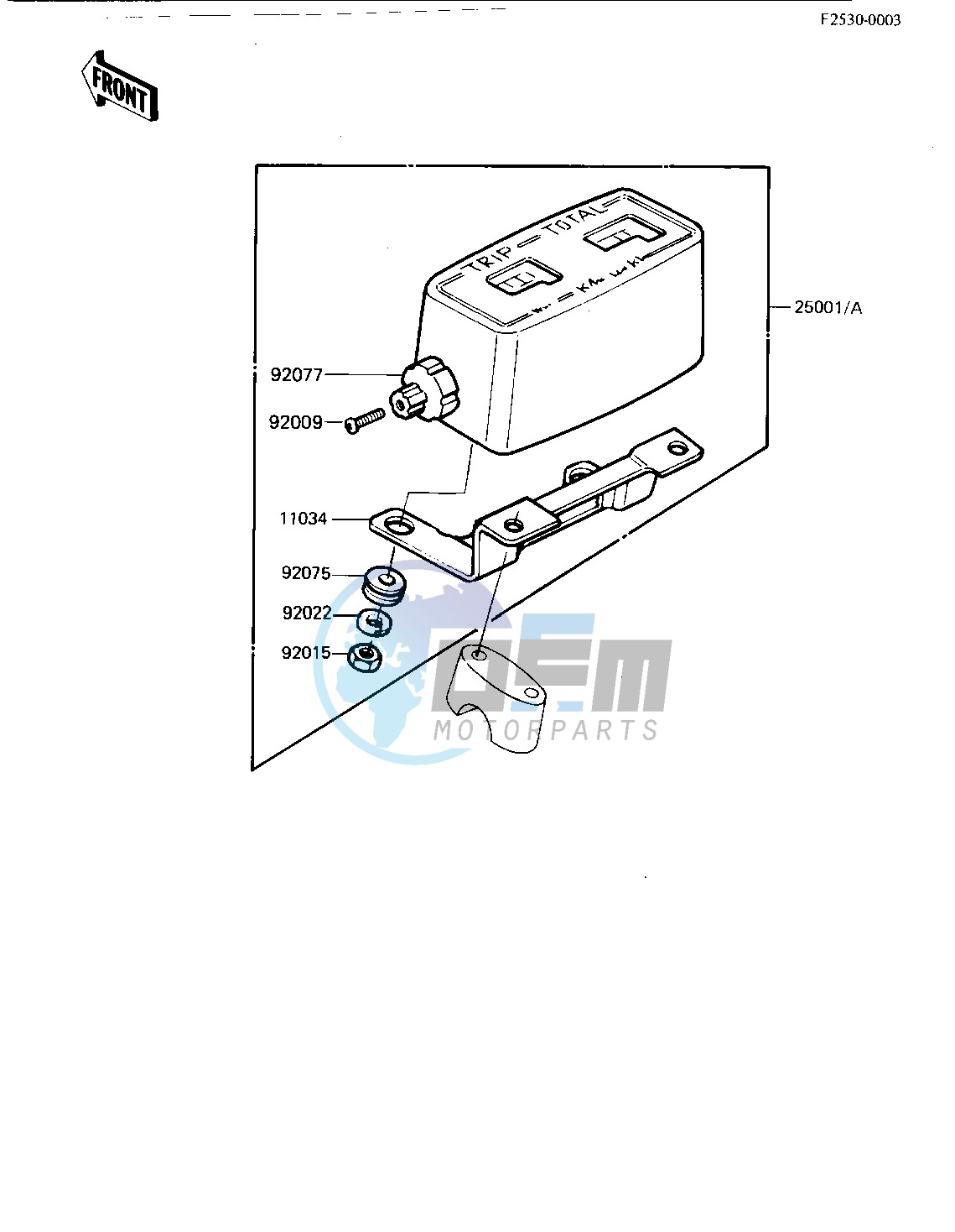 METER -- 82 KDX250-B2- -