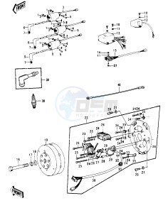 KH 400 A (A3-A5) drawing IGNITION_GENERATOR_REGULATOR