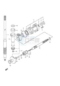 DF 50 drawing Transmission S/N 510001 to 510465