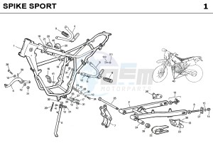 SPIKE SPORT 50 drawing CHASSIS