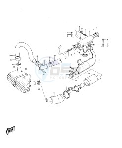 JS 400 A [JS400] (A3) [JS400] drawing MUFFLER