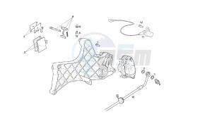 RAMBLA-250 2VER - 125 CC VTRA1B E3 2VER drawing REAR BRAKE CALIPER