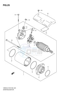 VZ800 (E3-E28) MARAUDER drawing STARTING MOTOR