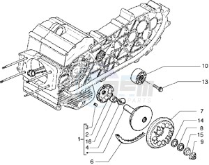 X9 500 drawing Driving pulley