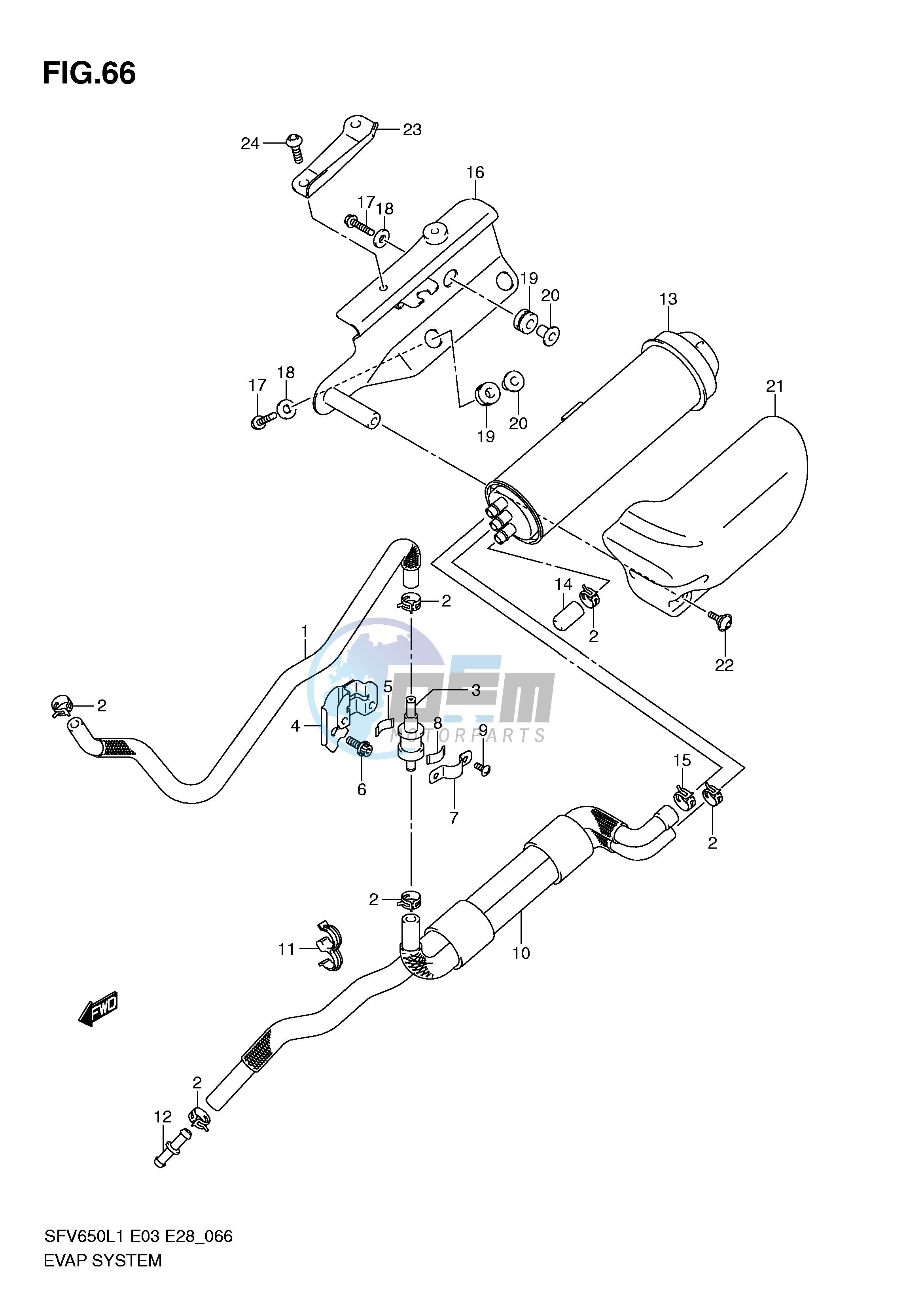 EVAP SYSTEM (SFV650L1 E33)