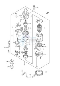 DF 225 drawing Starting Motor