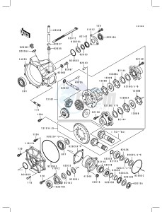 KLF 400 B [BAYOU 400 4X4] (B1-B3) [BAYOU 400 4X4] drawing DRIVE SHAFT -- DIFFERENTIAL- -