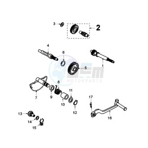 VCLIC EV drawing DRIVE SHAFTS / KICKSTARTER