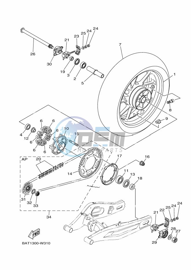 REAR WHEEL