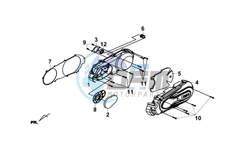 L. CRANK CASE COVER