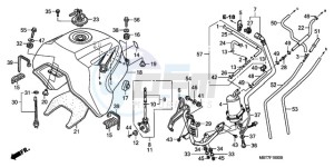 XL1000VA9 Ireland - (EK / ABS) drawing FUEL TANK