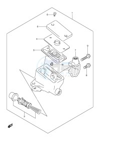 GSF1200 (E2) Bandit drawing FRONT MASTER CYLINDER (GSF1200K1 K2 K3 K4 ZK4 K5 ZK5)