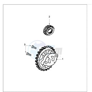 FIGHT 3 N 4T drawing OIL PUMP