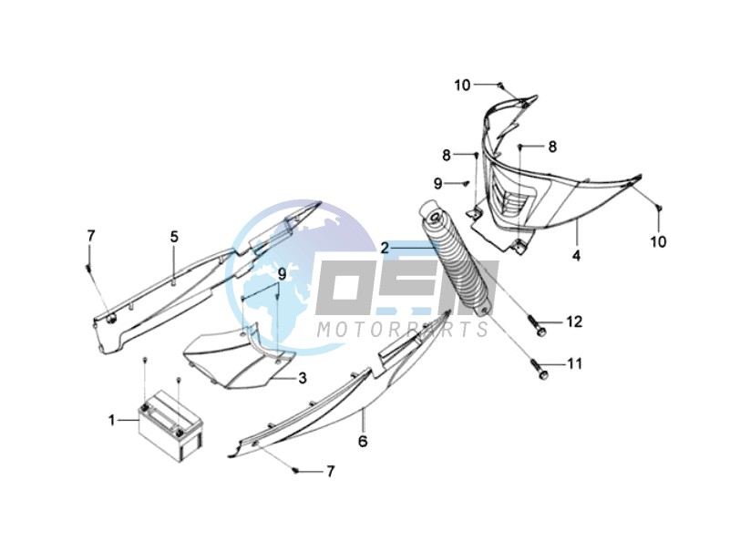 REAR SHOCK -  COVERS