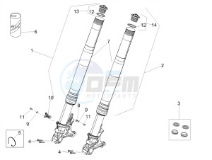 TUONO 1100 V4 FACTORY E4 ABS (APAC) drawing Front fork