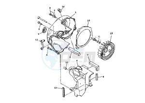 XC K CYGNUS R 125 drawing AIR SHROUD , FAN