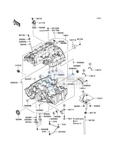 NINJA_ZX-6R ZX636C6F FR GB XX (EU ME A(FRICA) drawing Crankcase