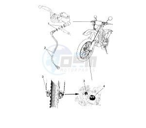 WR F 250 drawing STOP SWITCH FRONT EURO KIT