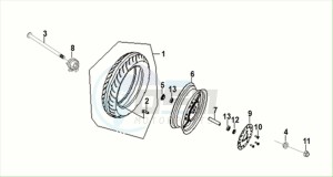 E-FIDDLE (EK4LW2-EU) (M2) drawing FRONT WHEEL