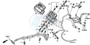 CBR600RAA F / CMF drawing FRONT VALVE UNIT (CBR600RA)