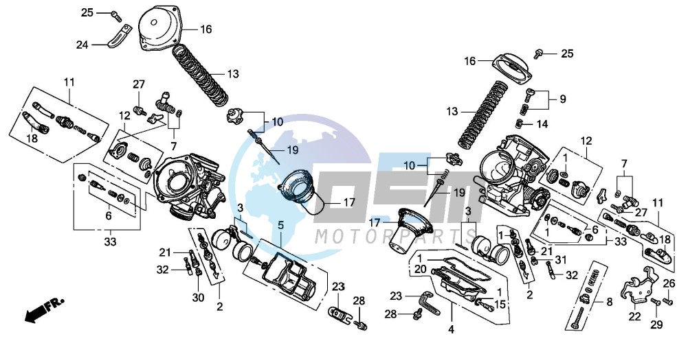 CARBURETOR (COMPONENT PARTS)