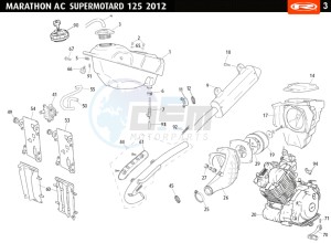 MARATHON-125-AC-SM-BLACK drawing HOSE CONNEXIONS TANKS