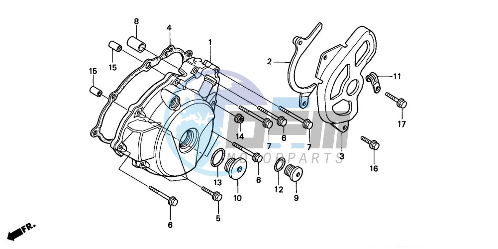 LEFT CRANKCASE COVER