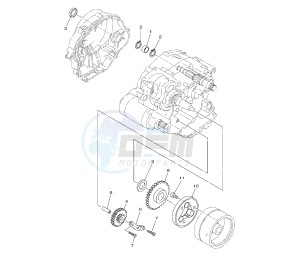 YBR 125 drawing STARTING CLUTCH