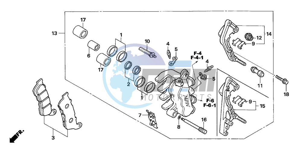 FRONT BRAKE CALIPER