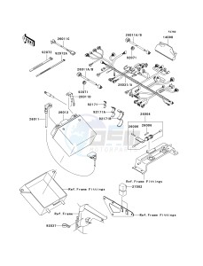 KSV 700 B [KFX 700] (B6F-B9F) B9F drawing CHASSIS ELECTRICAL EQUIPMENT