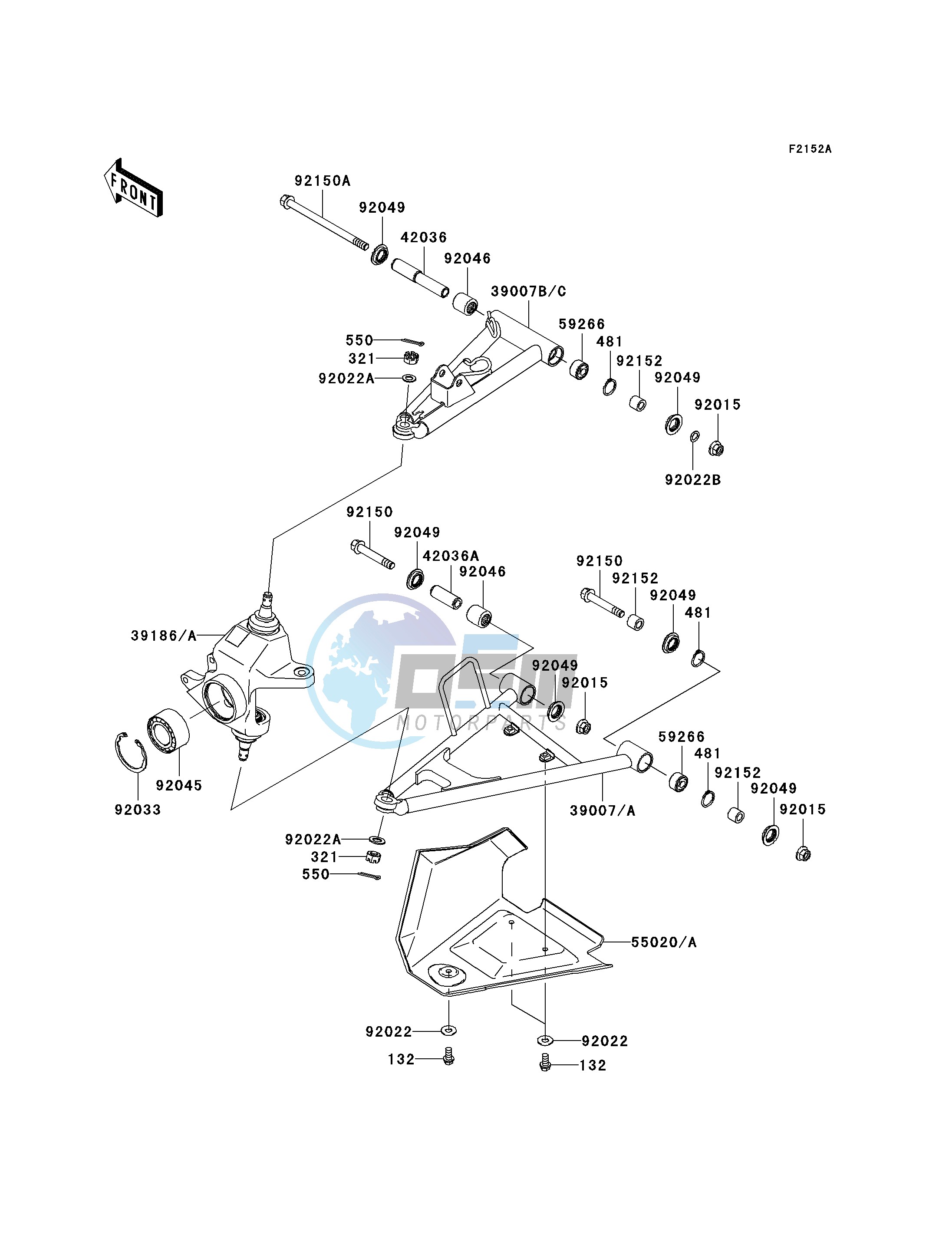 FRONT SUSPENSION-- JKAVFDB1 6B510241 - - -