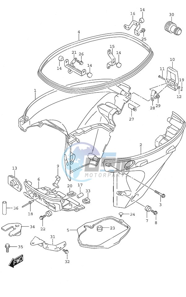 Side Cover - Remote Control