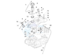 150 Sprint 4T 3V ie (EMEA) drawing Fuel tank