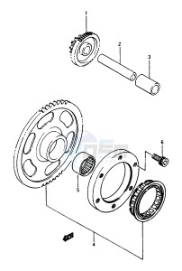 LT-F250 1997 drawing STARTER CLUTCH