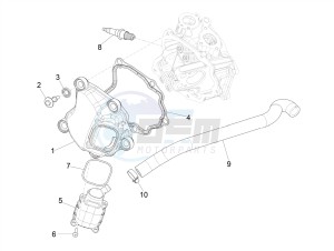 GTV 300HPE SEI GIORNI IE E4 ABS (NAFTA) drawing Cylinder head cover