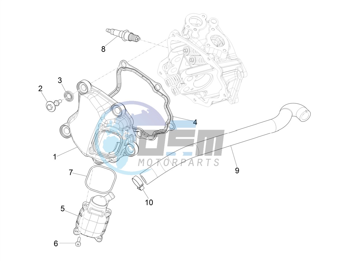 Cylinder head cover