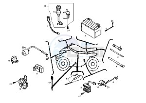 DXR QUAD - 250 cc drawing ELECTRICAL 1