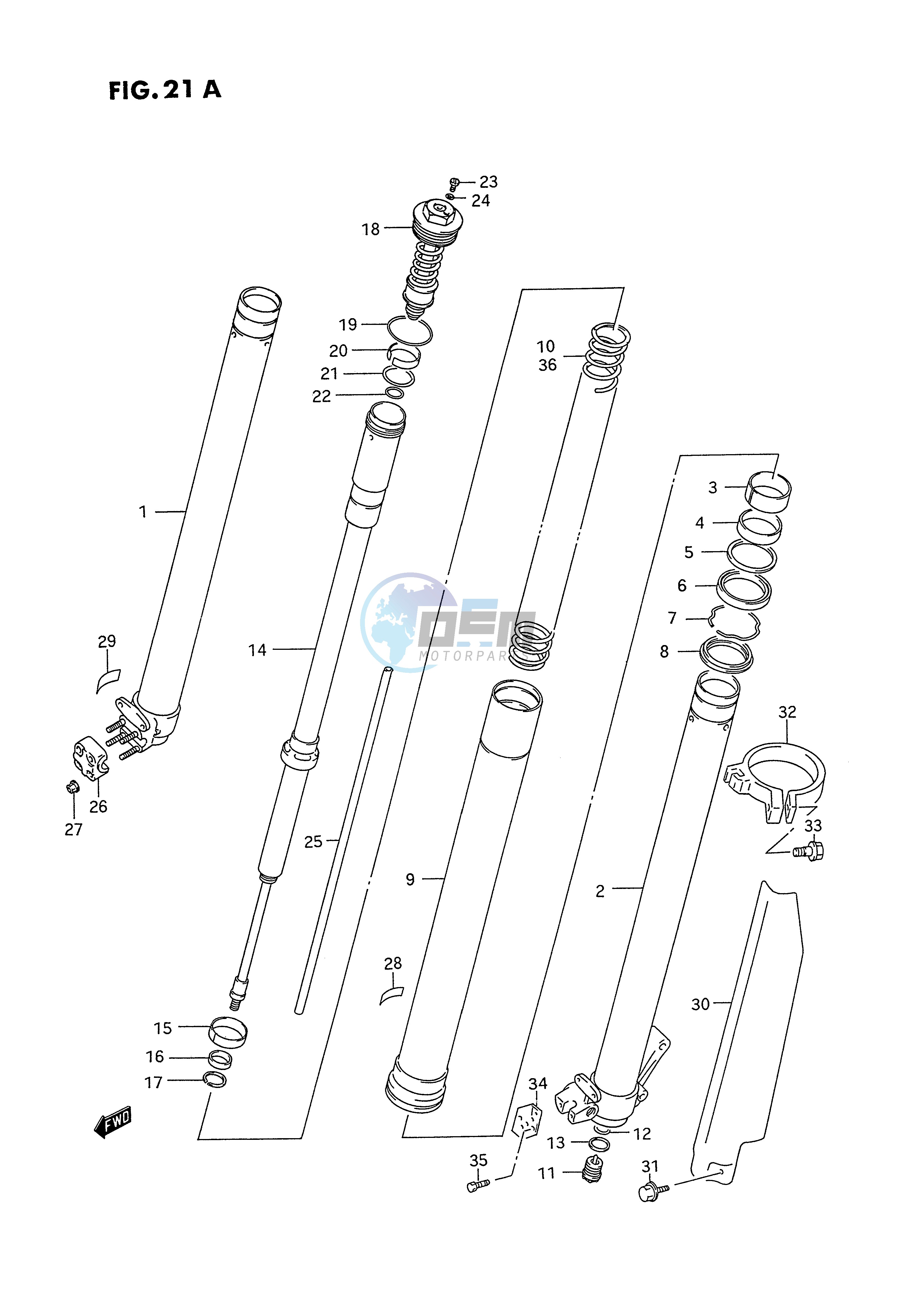 FRONT DAMPER (MODEL R S)