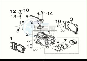 CRUISYM a 300 (LV30W2Z1-EU) (M2) drawing CYLINDER