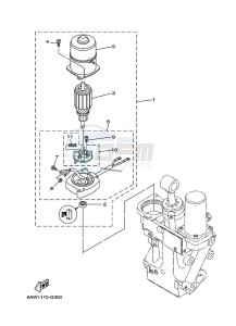 F350AET1U drawing TILT-SYSTEM-2