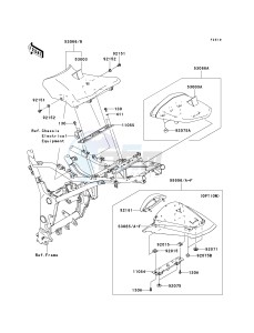 EX250 J [NINJA 250R] (J8F-J9FA) J9F drawing SEAT