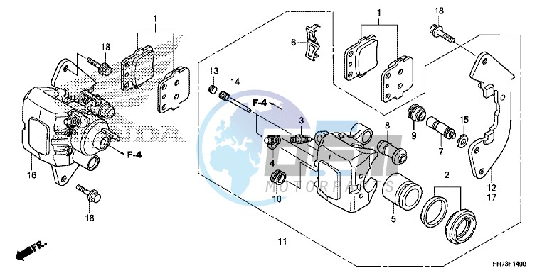 FRONT BRAKE CALIPER