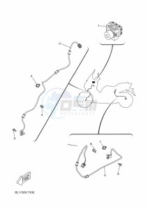 GPD155-A NMAX 150 (BBD1) drawing TAILLIGHT