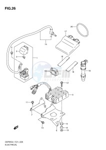 GSF650 (E21) Bandit drawing ELECTRICAL (GSF650L1 E21)