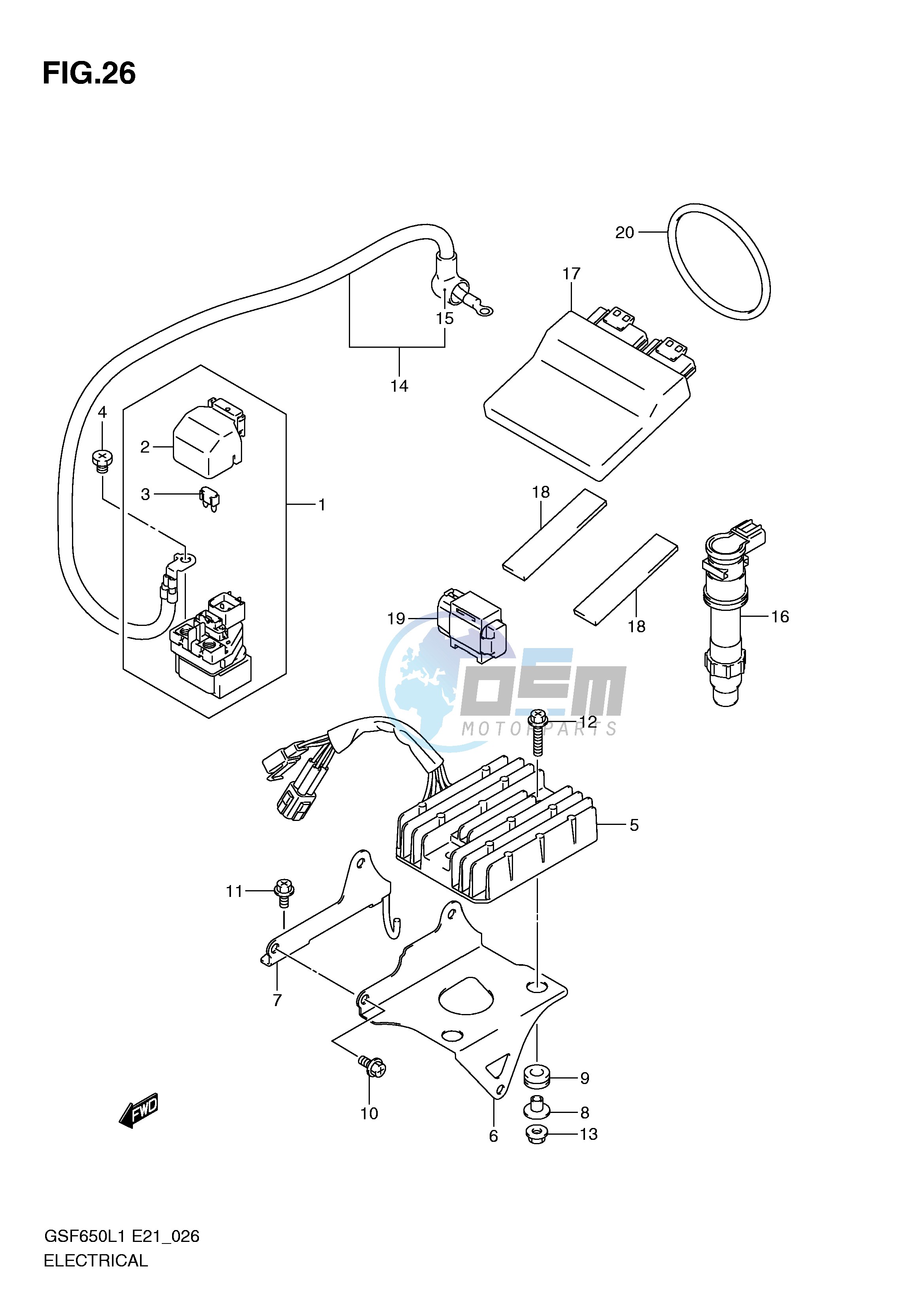 ELECTRICAL (GSF650L1 E21)