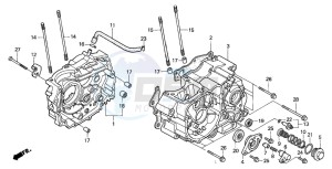 CG125 drawing CRANKCASE (2)