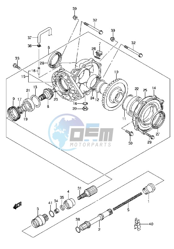 FINAL BEVEL GEAR (REAR)