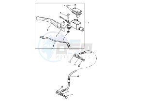 YQ AEROX 50 drawing FRONT MASTER CYLINDER