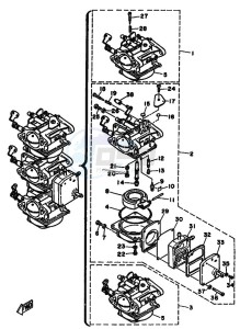 25J drawing CARBURETOR