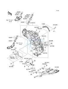 ZG 1400 A [CONCOURS 14 ABS] (8F-9F) A9F drawing FRAME